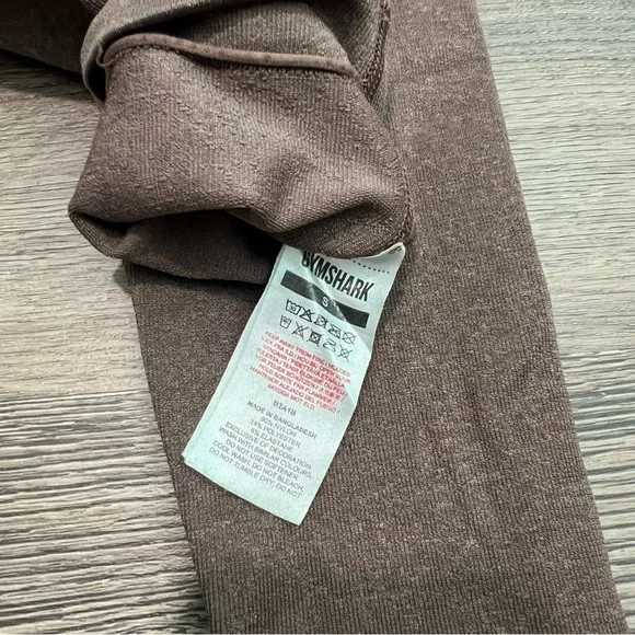 Gymshark Brown Adapt Fleck Seamless Leggings Small - Picture 6 of 8